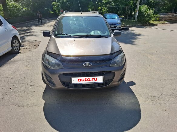 2013 Lada (ВАЗ) Kalina II, коричневый, 2500000 рублей - вид 1