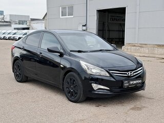 2014 Hyundai Solaris I Рестайлинг, чёрный, 870000 рублей, вид 3