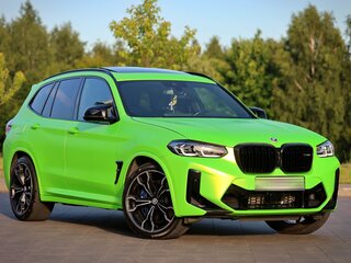 2021 BMW X3 M Competition I (F97) Рестайлинг, зелёный, 5441404 рублей, вид 4
