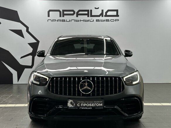 2019 Mercedes-Benz GLC Coupe AMG 43 AMG I (C253) Рестайлинг, серый - вид 1