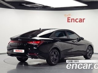 2022 Hyundai Elantra VII (CN7), чёрный, 1360000 рублей, вид 4