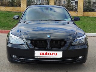 2007 BMW 5 серии 525i V (E60/E61), чёрный, 1250000 рублей, вид 2