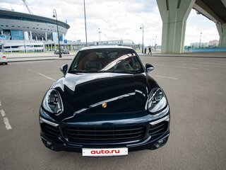 2016 Porsche Cayenne Diesel II Рестайлинг (958), синий, 4500000 рублей, вид 2