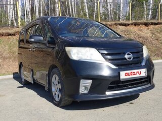 2011 Nissan Serena IV (C26), чёрный, 980000 рублей, вид 3