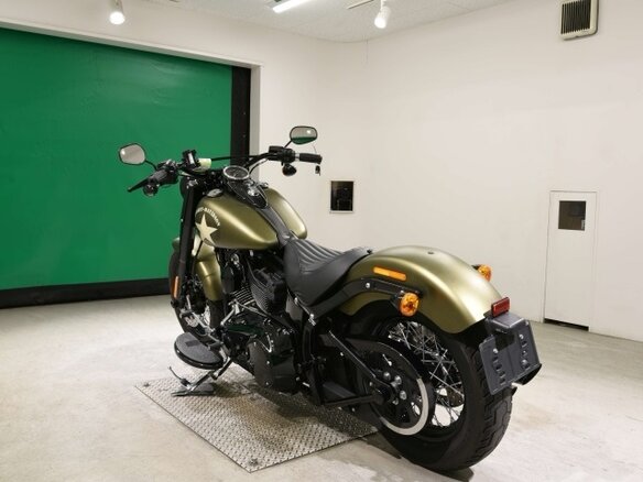 2017 Harley-Davidson Softail Slim, зелёный, 1315000 рублей - вид 5