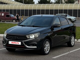 2016 Lada (ВАЗ) Vesta I, чёрный, 460000 рублей, вид 2