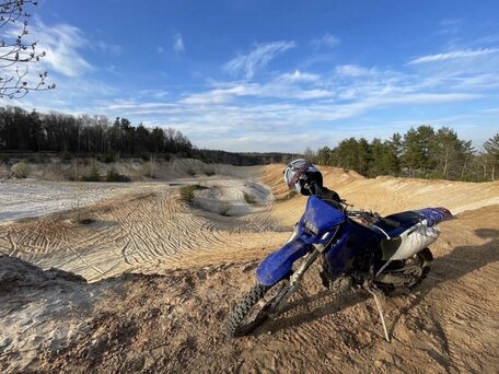2002 Yamaha WR426F, синий, 280000 рублей, вид 5