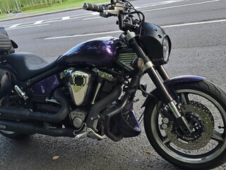 2004 Yamaha XV 1700 Warrior, синий, 520000 рублей, вид 2
