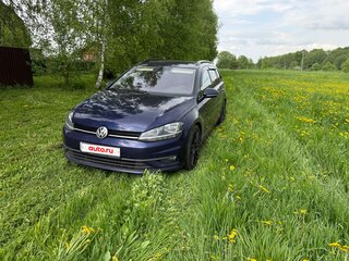 2019 Volkswagen Golf VII Рестайлинг, синий, 1410000 рублей, вид 4