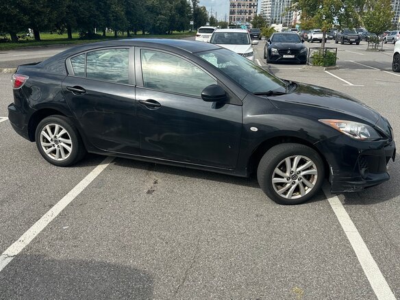 2012 Mazda 3 II (BL) Рестайлинг, чёрный - вид 3