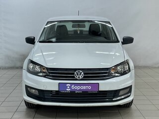 2016 Volkswagen Polo V Рестайлинг, белый, 800000 рублей, вид 3