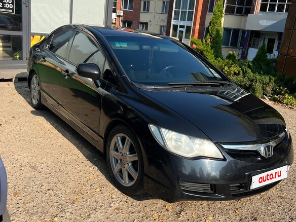 2007 Honda Civic VIII, чёрный - вид 2