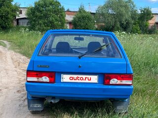 1996 Lada (ВАЗ) 2108, синий, 95000 рублей, вид 3