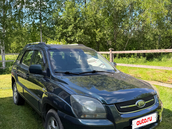 2008 Kia Sportage II, зелёный, 650000 рублей