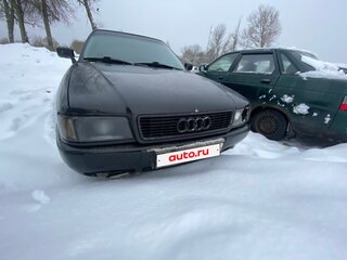 1991 Audi 80 V (B4), чёрный, 200000 рублей, вид 1