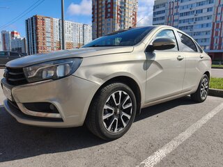 2018 Lada (ВАЗ) Vesta I, бежевый, 690000 рублей, вид 1