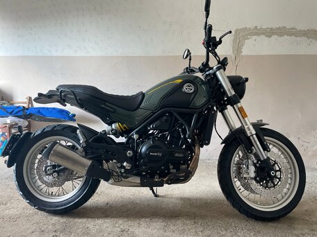 2024 Benelli Leoncino 500 Trail, зелёный, 500000 рублей, вид 5