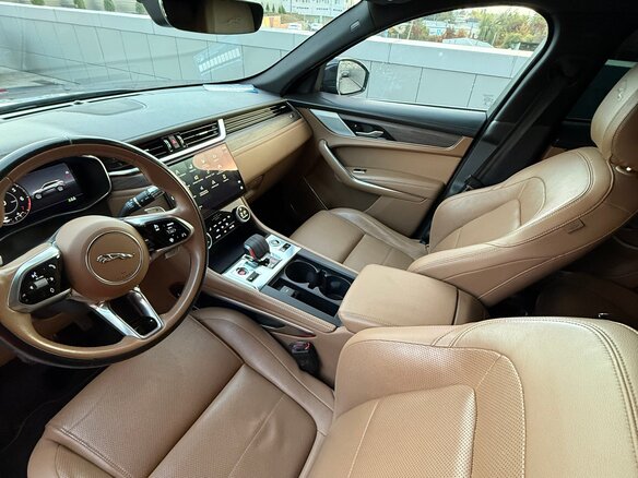 2021 Jaguar F-Pace I Рестайлинг, синий, 4300000 рублей - вид 13