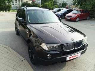 2008 BMW X3 25i I (E83) Рестайлинг, чёрный, 1100000 рублей, вид 2