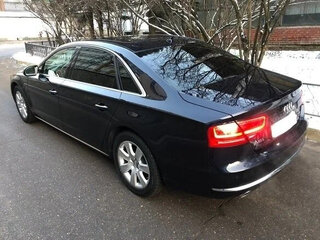 2013 Audi A8 Long III (D4), чёрный, 1550000 рублей, вид 3