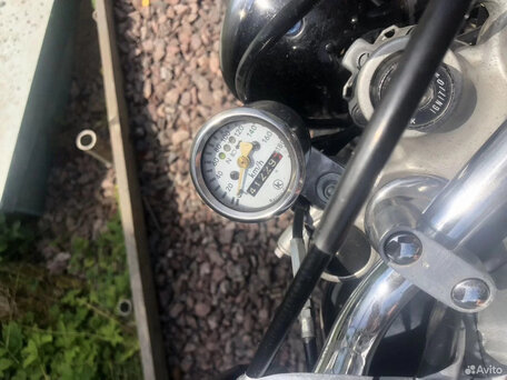 2001 Yamaha SR400, чёрный, 300000 рублей, вид 4