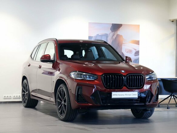 2023 BMW X3 20i xDrive III (G01) Рестайлинг, красный, 6650000 рублей - вид 2