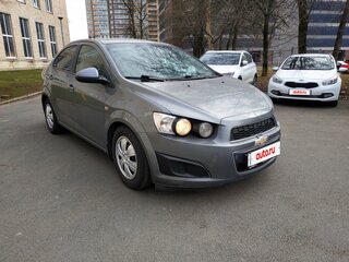 2014 Chevrolet Aveo II, серый, 505000 рублей, вид 3