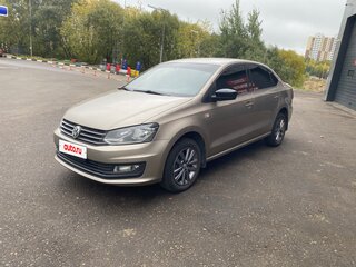 2019 Volkswagen Polo V Рестайлинг, коричневый, 1250000 рублей, вид 1