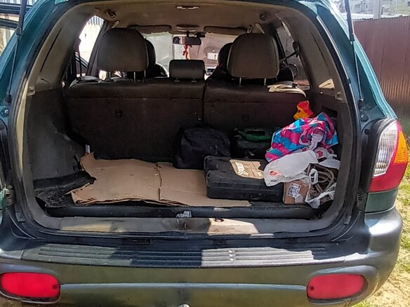 2003 Hyundai Santa Fe I, зелёный, 365000 рублей - вид 8