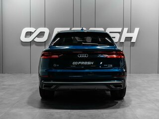 2019 Audi Q8 55 TFSI I (4M), синий, 6950000 рублей, вид 4