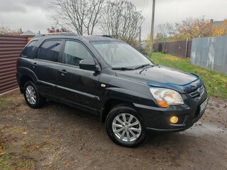 2009 Kia Sportage II Рестайлинг, чёрный, 850000 рублей, вид 1