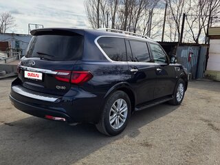 2018 Infiniti QX80 I Рестайлинг 2, синий, 3450000 рублей, вид 5