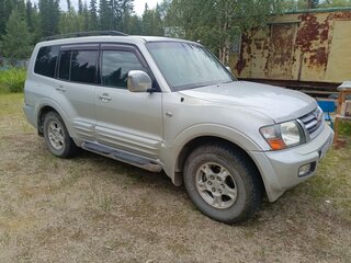 2001 Mitsubishi Montero III, серебристый, 600000 рублей, вид 3