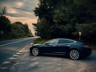 2013 Tesla Model S P85+ I, синий, 2200000 рублей, вид 3