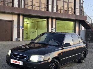 2009 Hyundai Accent ТагАЗ II, чёрный, 410000 рублей, вид 2