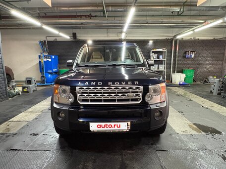 2008 Land Rover Discovery III, синий, вид 1
