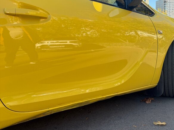 2014 Opel Astra GTC J Рестайлинг, жёлтый, 950000 рублей - вид 13