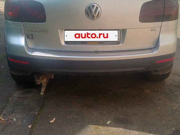 2004 Volkswagen Touareg I, серебристый - вид 5