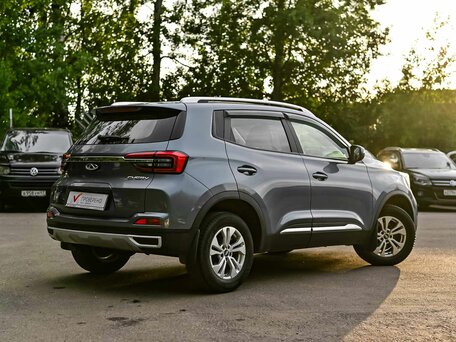 2021 Chery Tiggo 4 I Рестайлинг, синий, 979000 рублей, вид 2