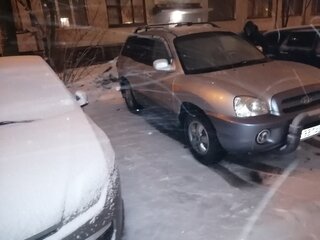 2005 Hyundai Santa Fe I, серебристый, 750000 рублей, вид 1