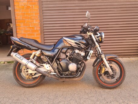 2001 Honda CB 400 Super Four, чёрный, 325000 рублей, вид 1