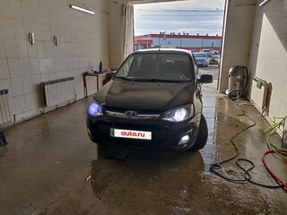 2015 Lada (ВАЗ) Kalina II, чёрный, 560000 рублей, вид 2