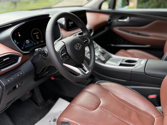 2021 Hyundai Santa Fe IV Рестайлинг, коричневый, 3000000 рублей - вид 7