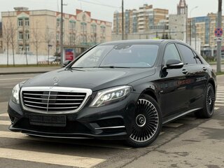 2014 Mercedes-Benz S-Класс 500 Long VI (W222, C217), чёрный, 3050000 рублей, вид 2