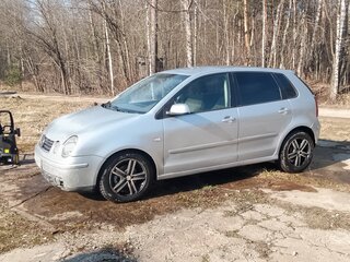 2004 Volkswagen Polo IV, серебристый, 450000 рублей, вид 4