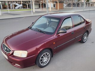 2008 Hyundai Accent ТагАЗ II, красный, 490000 рублей, вид 1