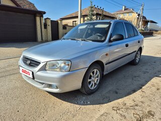 2008 Hyundai Accent ТагАЗ II, серебристый, 439000 рублей, вид 1
