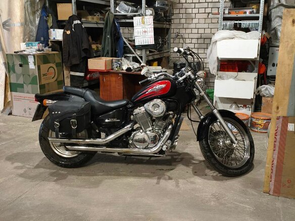 1996 Honda Steed 400, чёрный, 270000 рублей