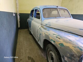 1954 ГАЗ М-20 «Победа», голубой, 300000 рублей, вид 1