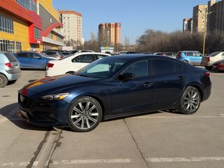 2018 Mazda 6 III (GJ) Рестайлинг 2, синий, 2500000 рублей, вид 4